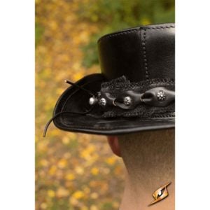 Leather Top Hat