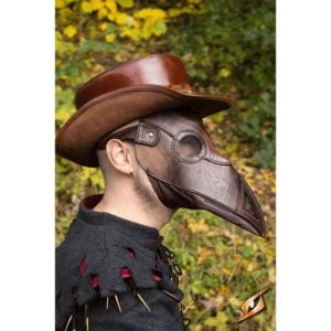Leather Plague Doctor Mask