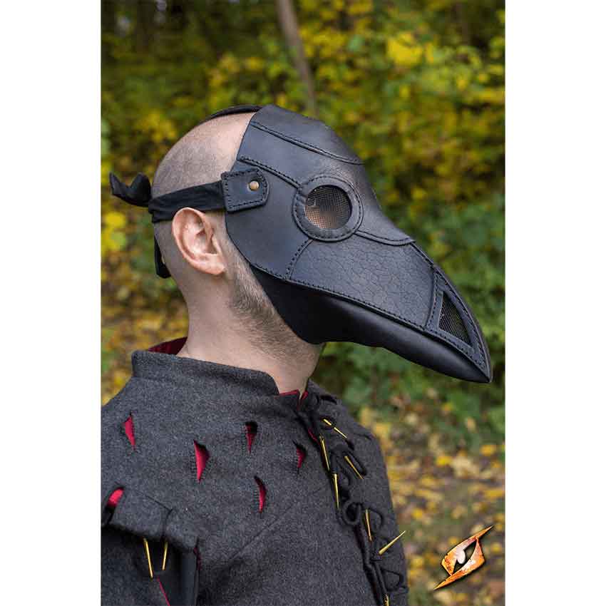 Leather Plague Doctor Mask