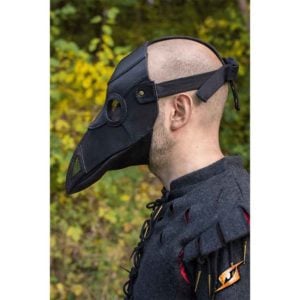 Leather Plague Doctor Mask