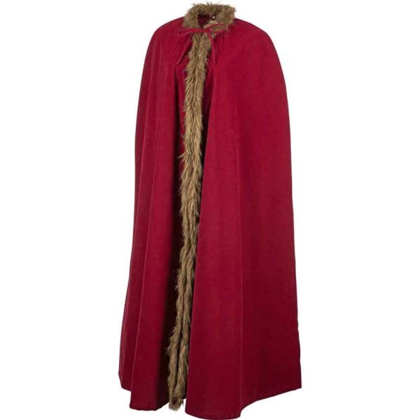 Fur Trimmed Cloak