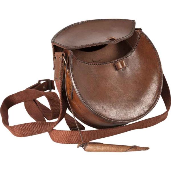 Round Leather Bag