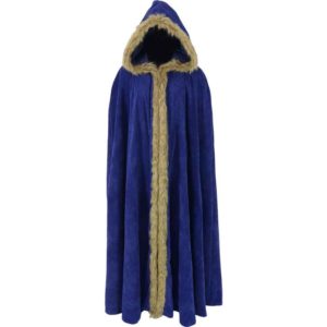 Fur Trimmed Cloak with Hood