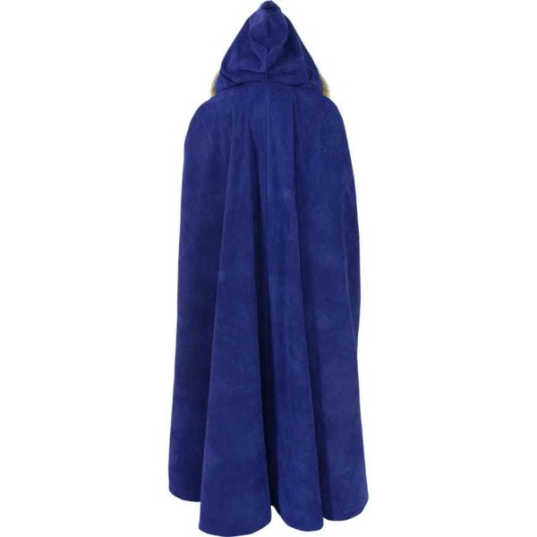 Fur Trimmed Cloak with Hood