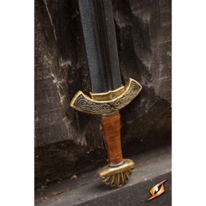 Carved Hilt Viking Long LARP Sword