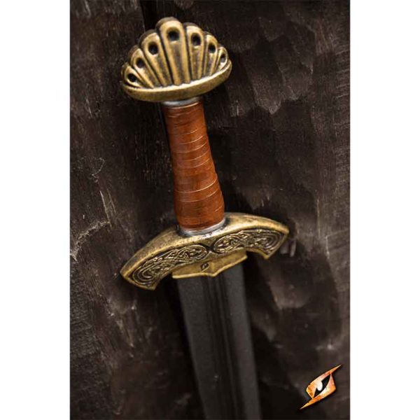 Carved Hilt Viking Long LARP Sword