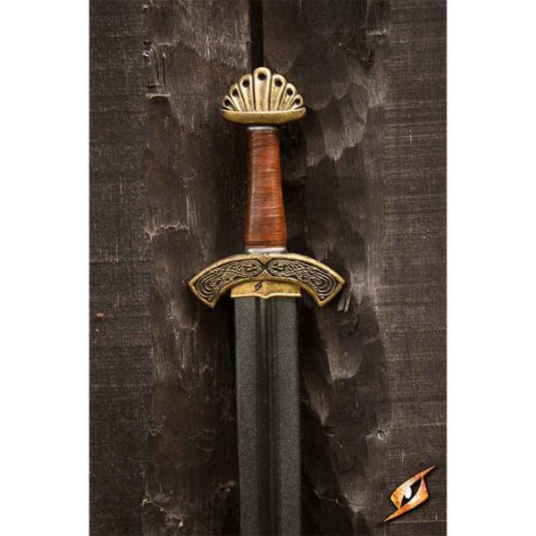 Carved Hilt Viking Long LARP Sword