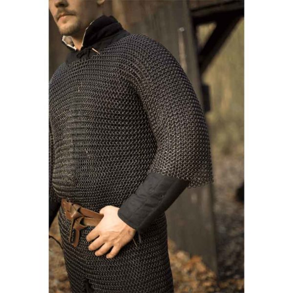 Black Ragnar Chainmail Hauberk