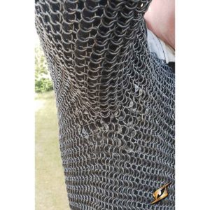 Black Alaric Chainmail Hauberk