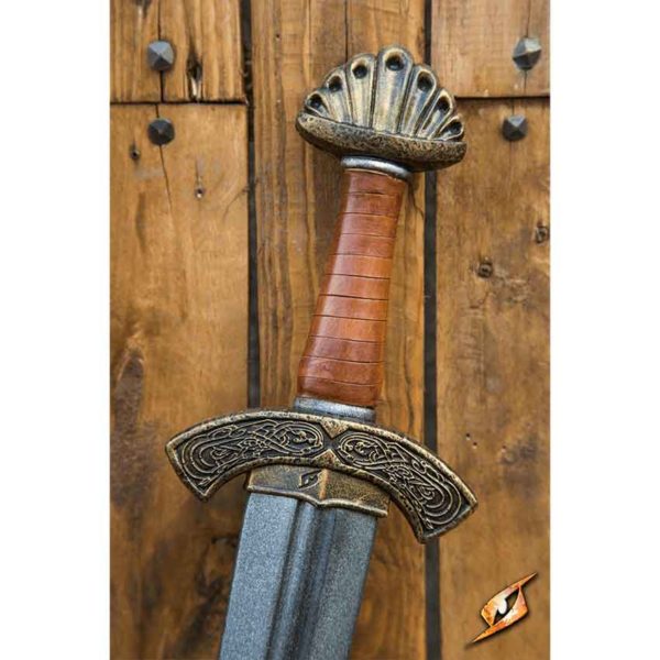 Carved Hilt Viking Short LARP Sword