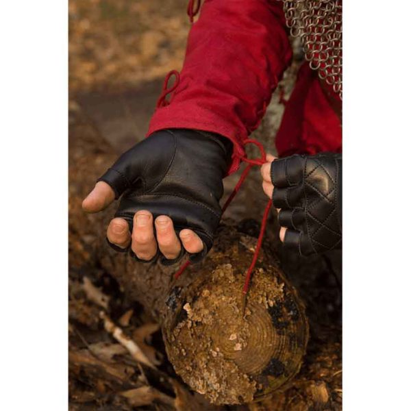 Leather Celtic Gloves