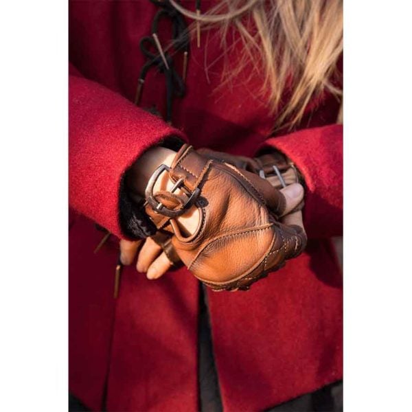 Leather Celtic Gloves