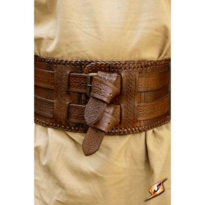 Leather Barbarian Belt