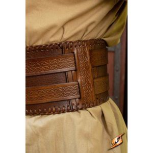 Leather Barbarian Belt