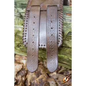 Leather Barbarian Belt