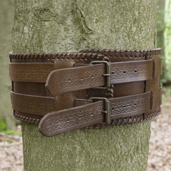 Leather Barbarian Belt