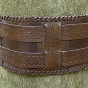 Leather Barbarian Belt