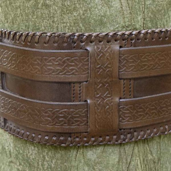 Leather Barbarian Belt