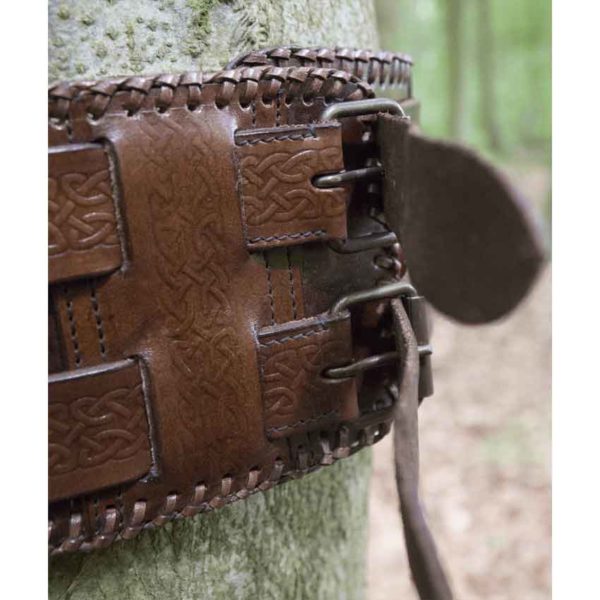 Leather Barbarian Belt
