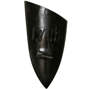 Red and White LARP Elven Shield