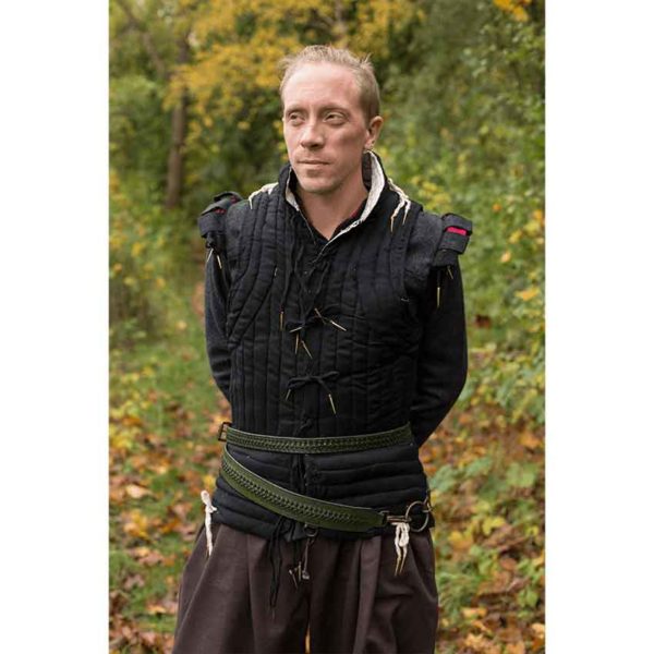 Laced Leather LARP Sword Belt