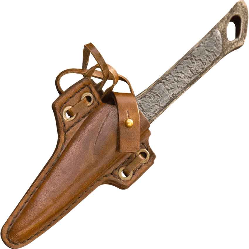 Epic Armoury Cutthroat Knife Holder with Foam Knife - Brown