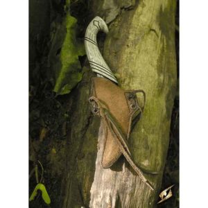 Elven LARP Sheath with Throwing Knife