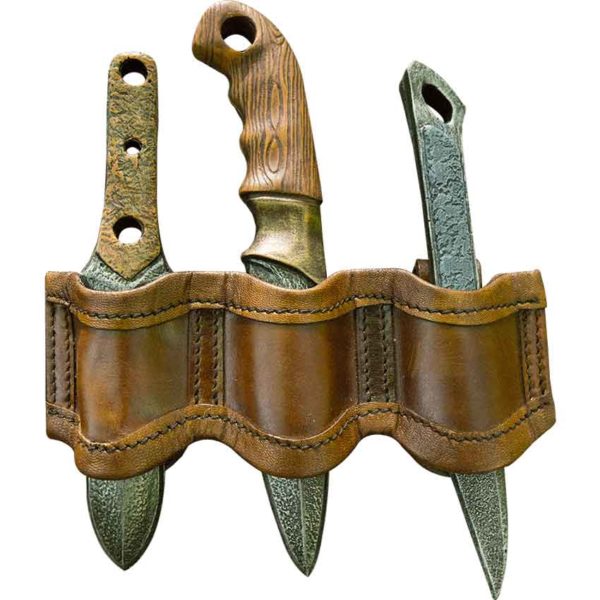 Rogue LARP Knife Set and Holder