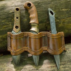 Rogue LARP Knife Set and Holder