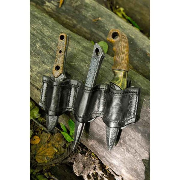 Rogue LARP Knife Set and Holder