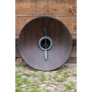 Woodgrain Viking Dragon LARP Shield