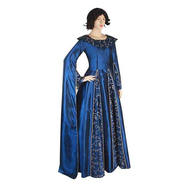Draped Sleeve Renaissance Dress
