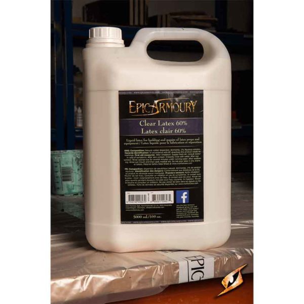 Clear Liquid Latex - 5 Liters