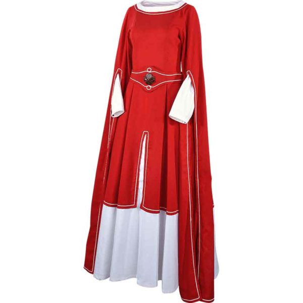 Draped Sleeve Medieval Dress