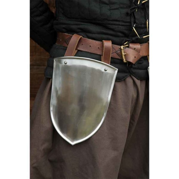 Scouts Belt Shields - Polished Steel