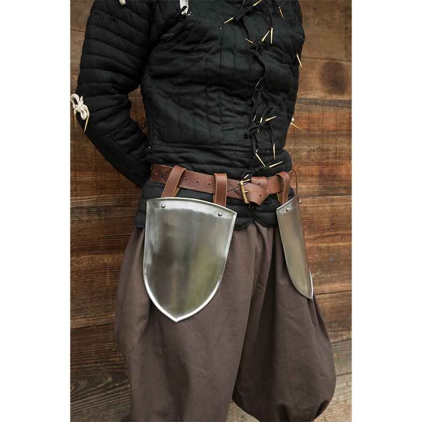 Scouts Belt Shields Polished Steel