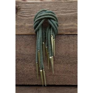 Pointed Brass Tip Tie Strings