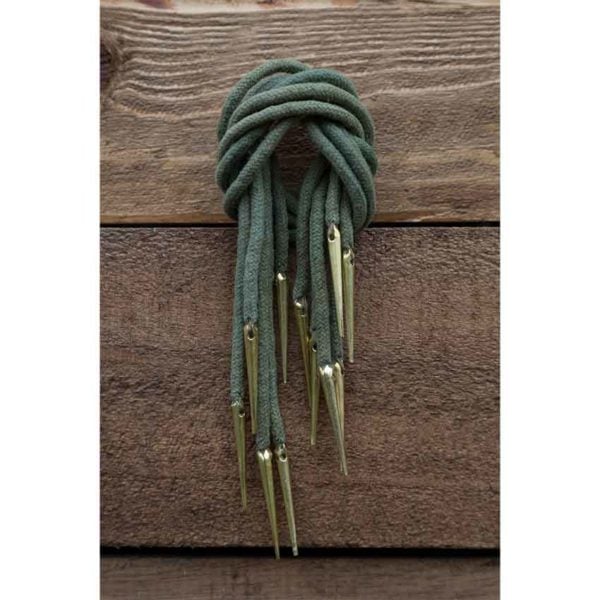 Pointed Brass Tip Tie Strings