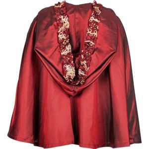 Womens Hooded Renaissance Shoulder Cape