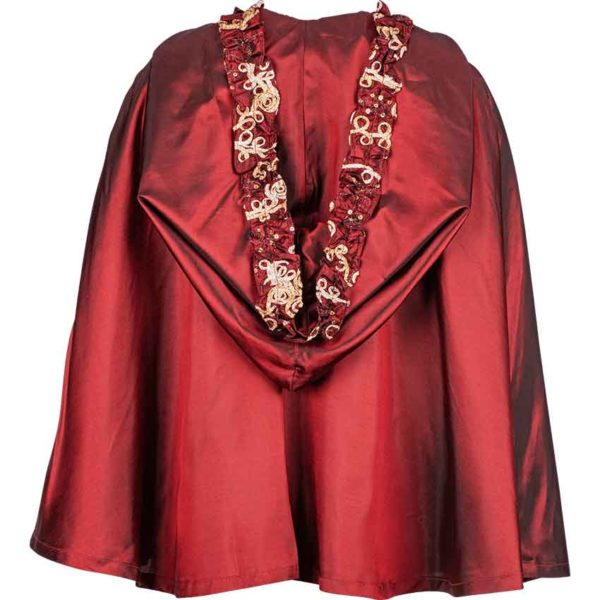 Womens Hooded Renaissance Shoulder Cape