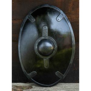 Black Auxiliary LARP Shield