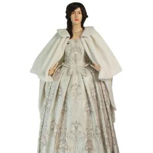 Womens Renaissance Fur Shoulder Cape