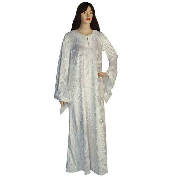 Womens Crushed Velvet Medieval Gown