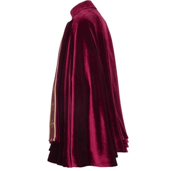 Regal Fleur de lis Short Cloak