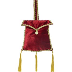 Fancy Renaissance Velvet Belt Pouch