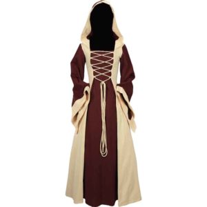 Ladies Hooded Medieval Dress