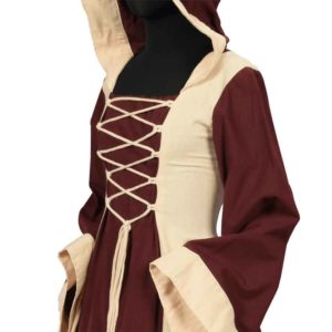 Ladies Hooded Medieval Dress