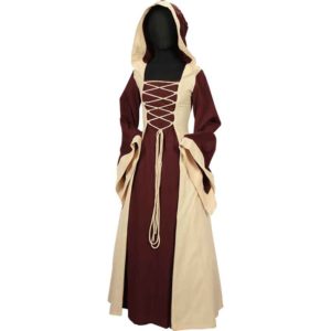 Ladies Hooded Medieval Dress