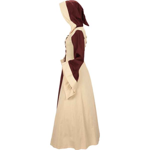 Ladies Hooded Medieval Dress