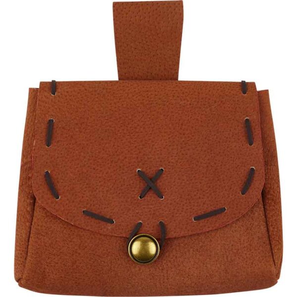 Laced Leather Pouch
